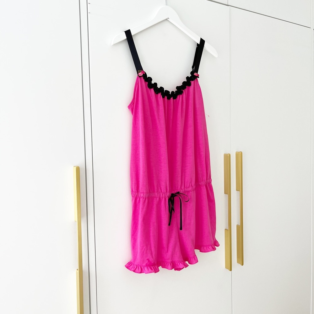 💖💗💝Betsy Johnson Intimates Pink Romper.  Large
